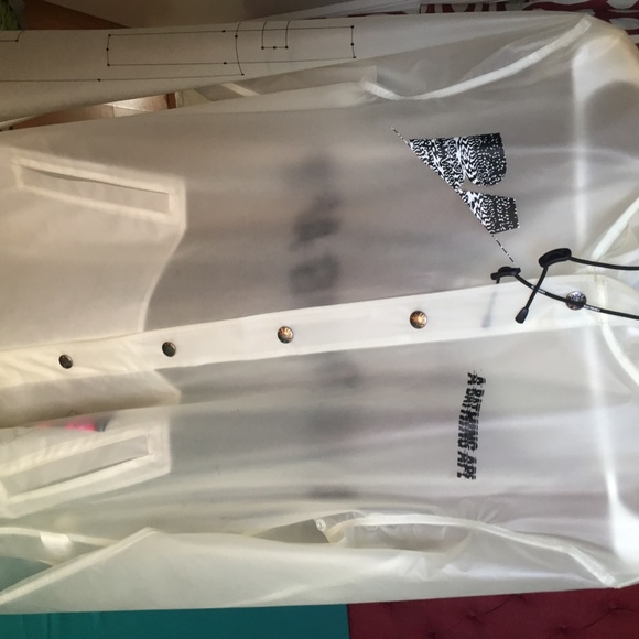 Clear Hoodie Jacket Mens - Bathing Ape - Picture 6 of 7